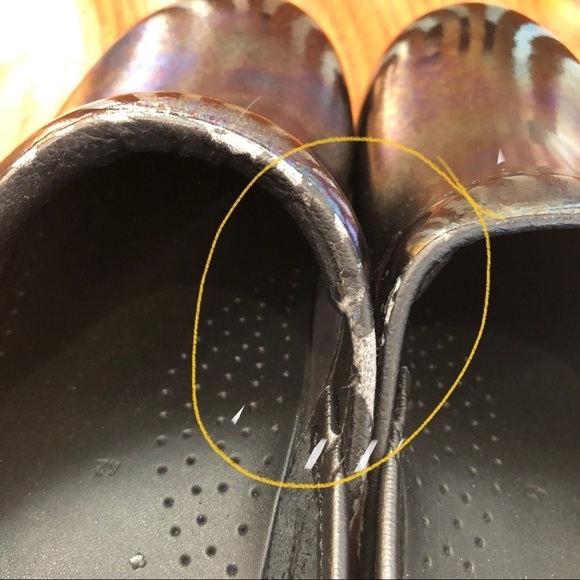 Dansko Black Iridescent Clogs, Size 42/11.5 - Picture 9 of 12